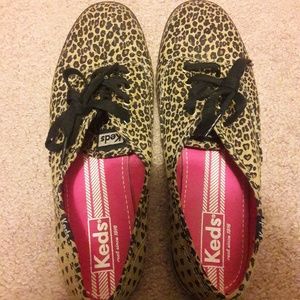 Keds leopard print shoes